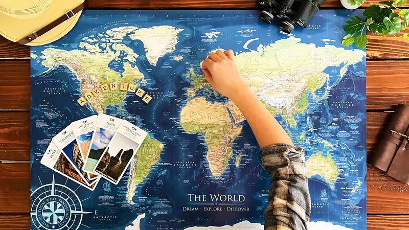 Choosing The Right Push Pin Travel Map